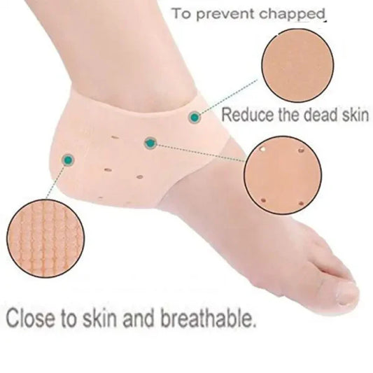 Half Heel Pain Anti Crack Silicone Set – Anti Crack For Pain Relief Unisex