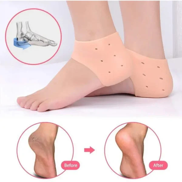 Half Heel Pain Anti Crack Silicone Set – Anti Crack For Pain Relief Unisex